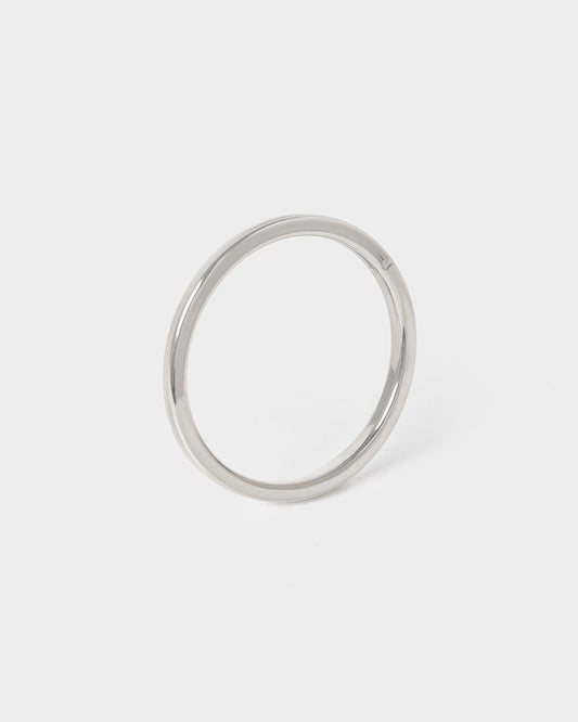 Colette Thin Metal Ring (Silver)