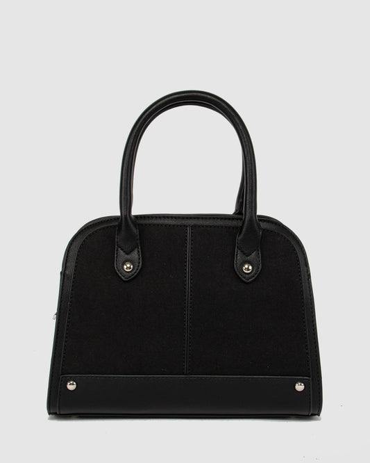 Colette Maisie Panel Stud Tote (Black)
