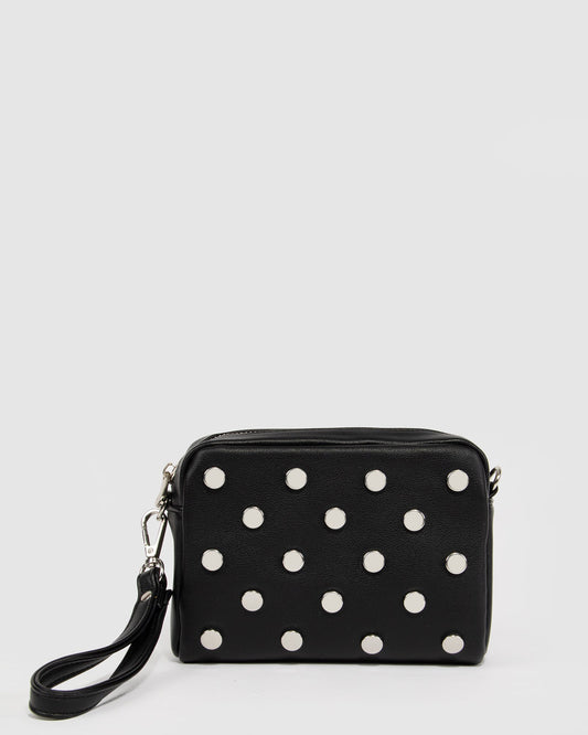 Colette Suri Stud Crossbody Bag (Black)