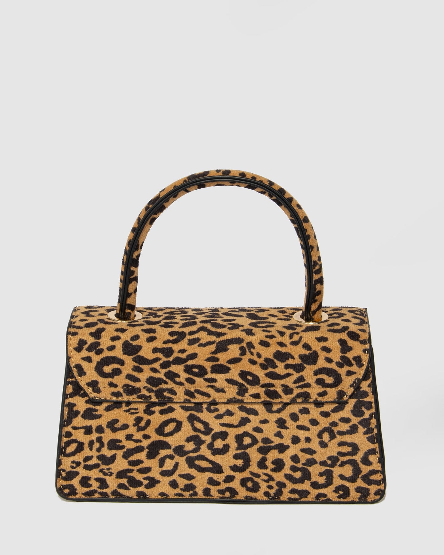Colette by Colette Hayman Leopard Luna Flap Top Handle Bag (Print)