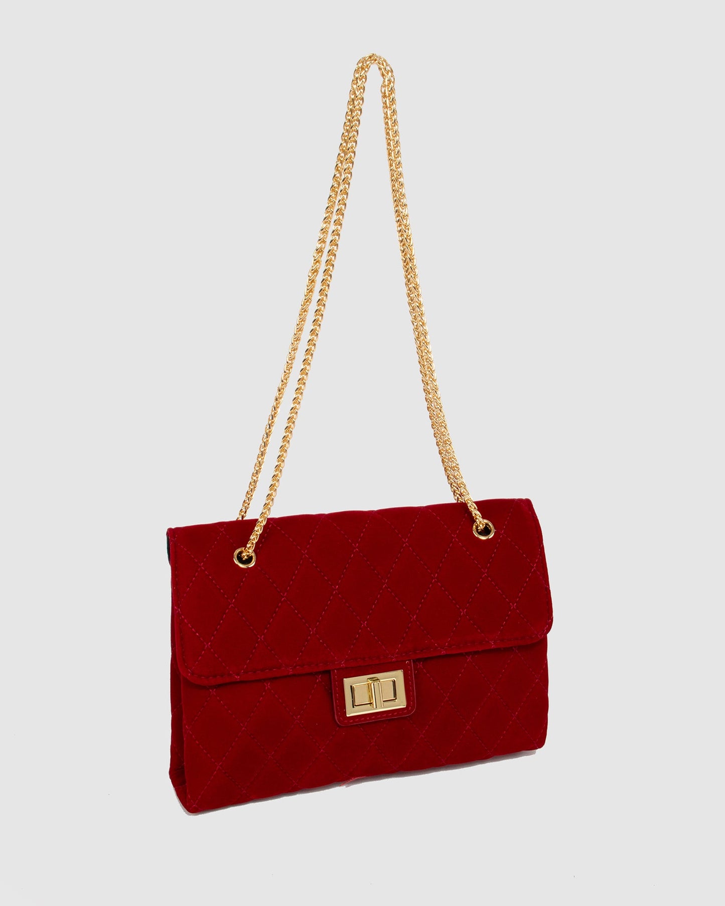 Colette by Colette Hayman Zion Quilt Crossbody Bag (Red)