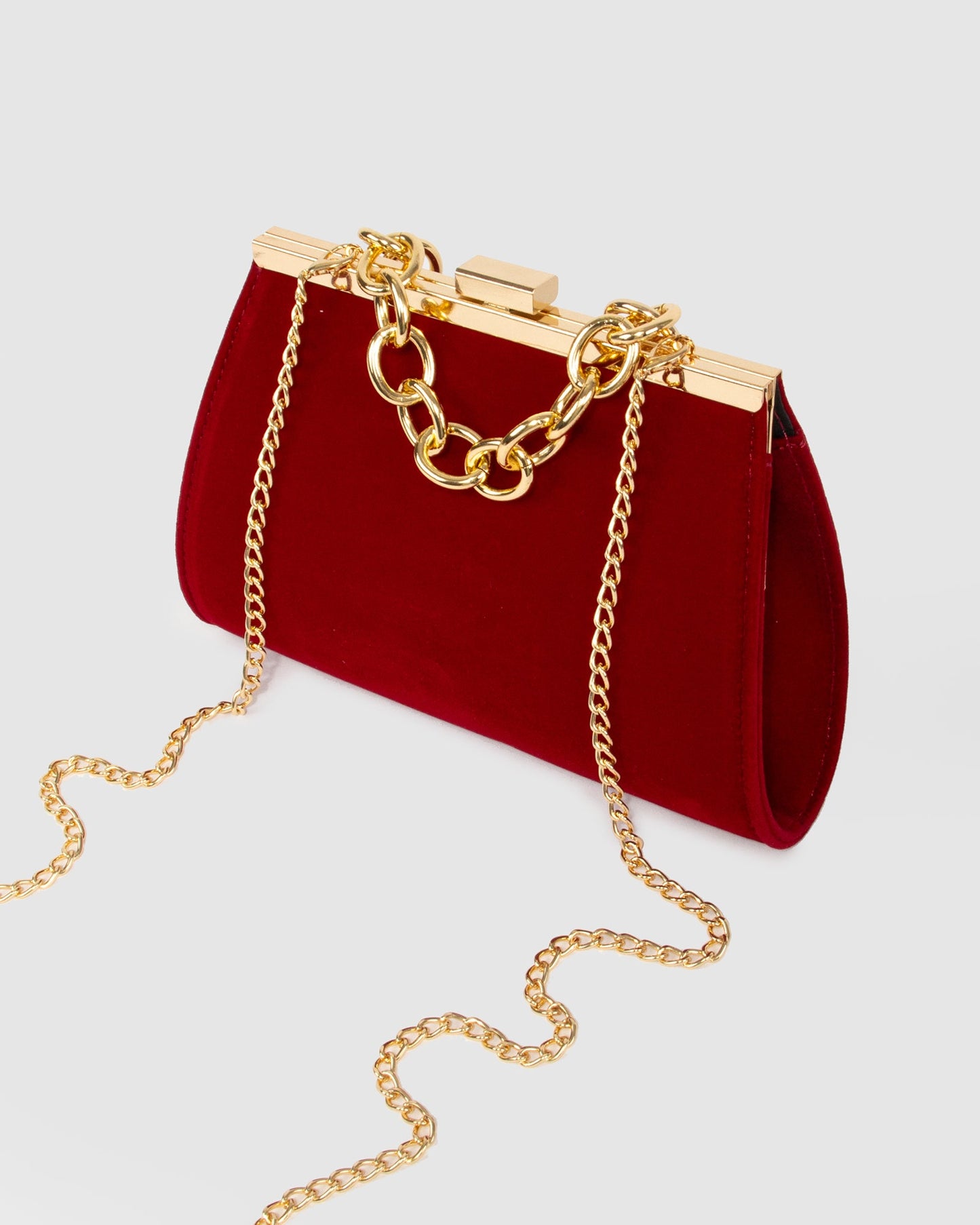 Colette by Colette Hayman Crystal Top Handle Bag (Red)