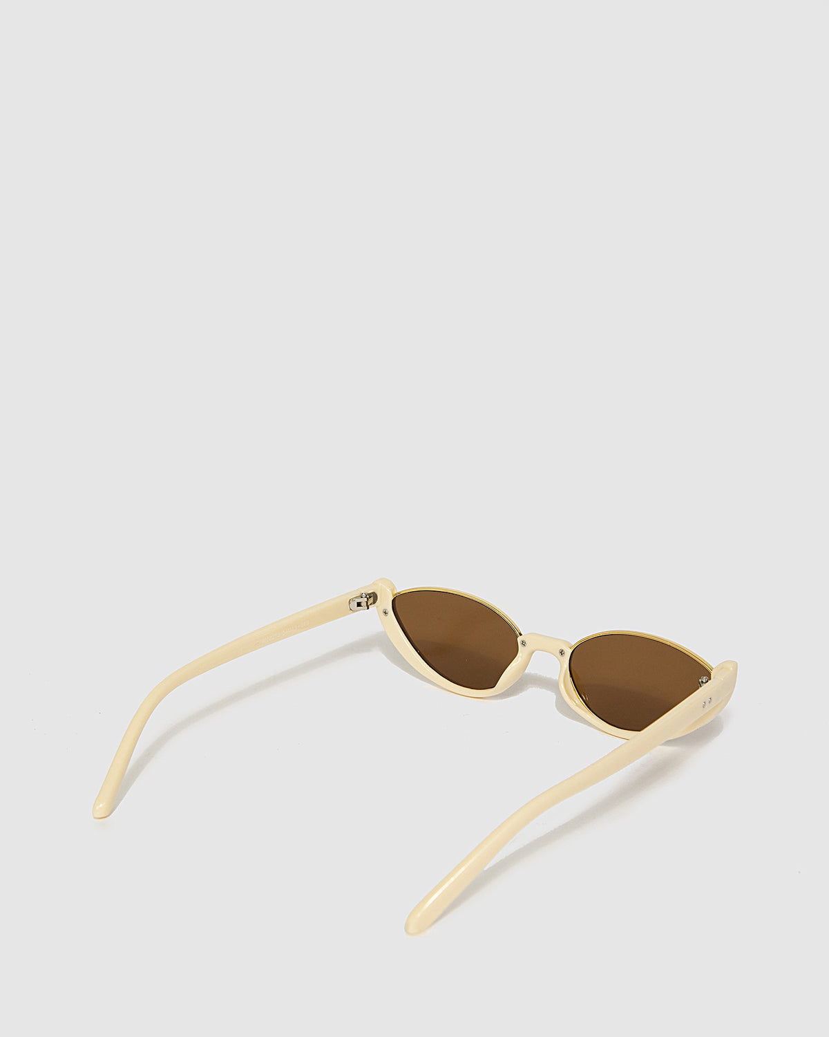 Colette by Colette Hayman Cateye Open Frame Sunglasses (Ivory)