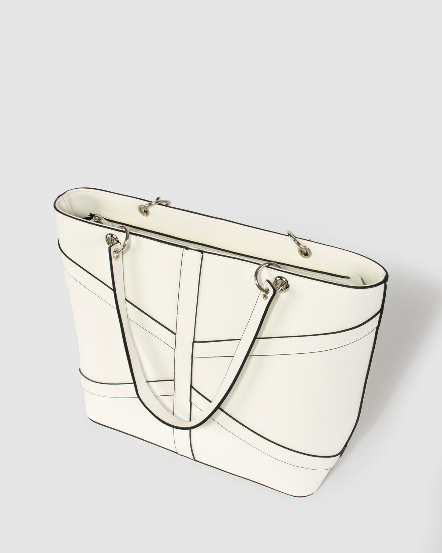 Colette by Colette Hayman Erica Ltd Edt Panelled Tote (White)