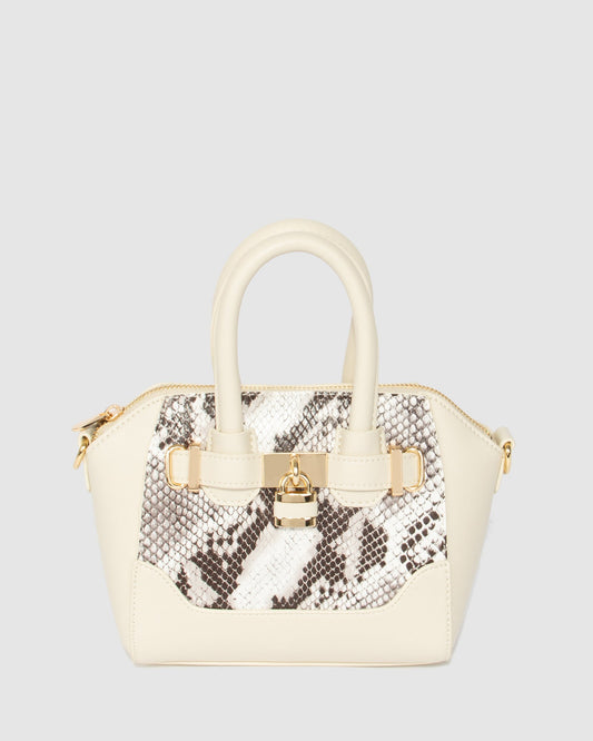 Colette Python Frankie Lock Tote Bag (Print)