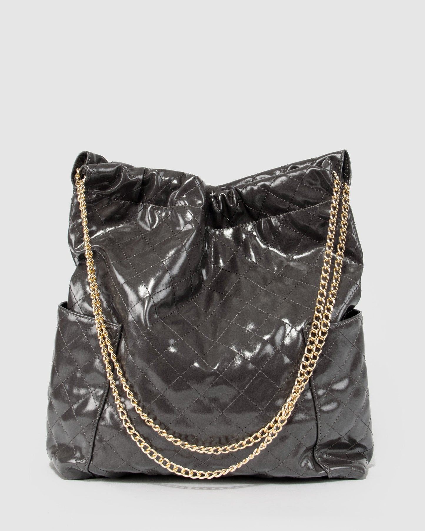 Colette by Colette Hayman Zara Slouch Quilt Tote (Grey)