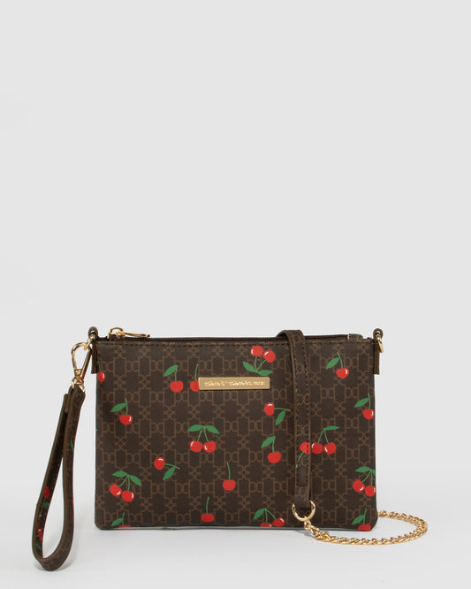 Colette Peta Embroidery Wristlet (Print)