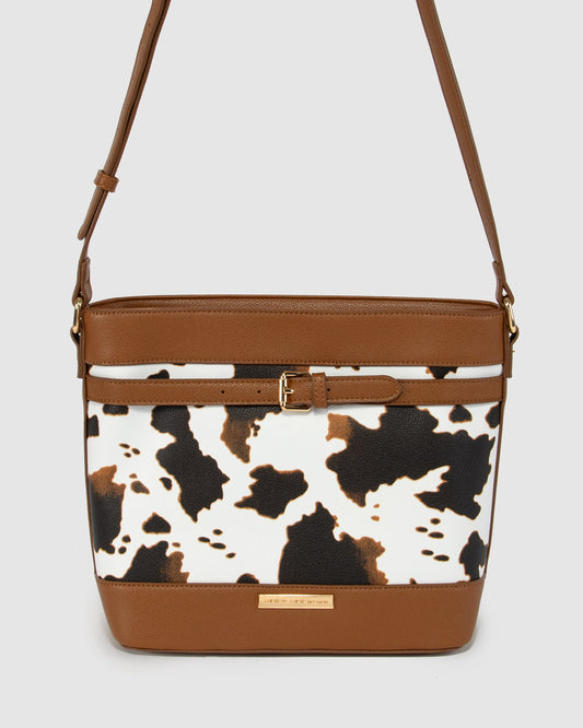 Colette Pia Buckle Bucket Bag (Print)