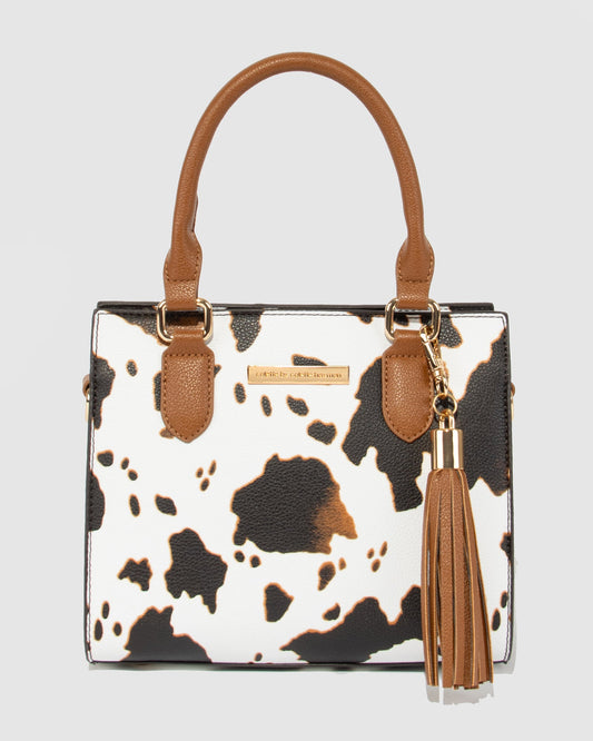 Colette Sia Mini Tassel Tote (Print)