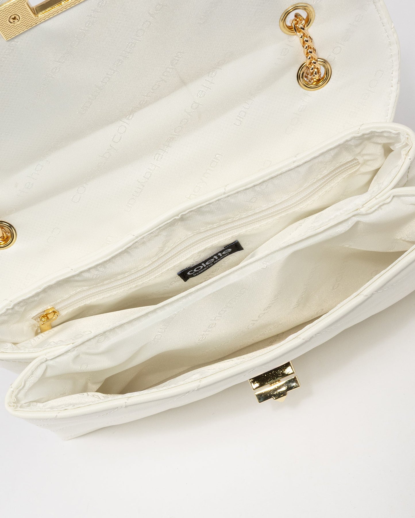 Colette by Colette Hayman Zion Arrow Crossbody (White)