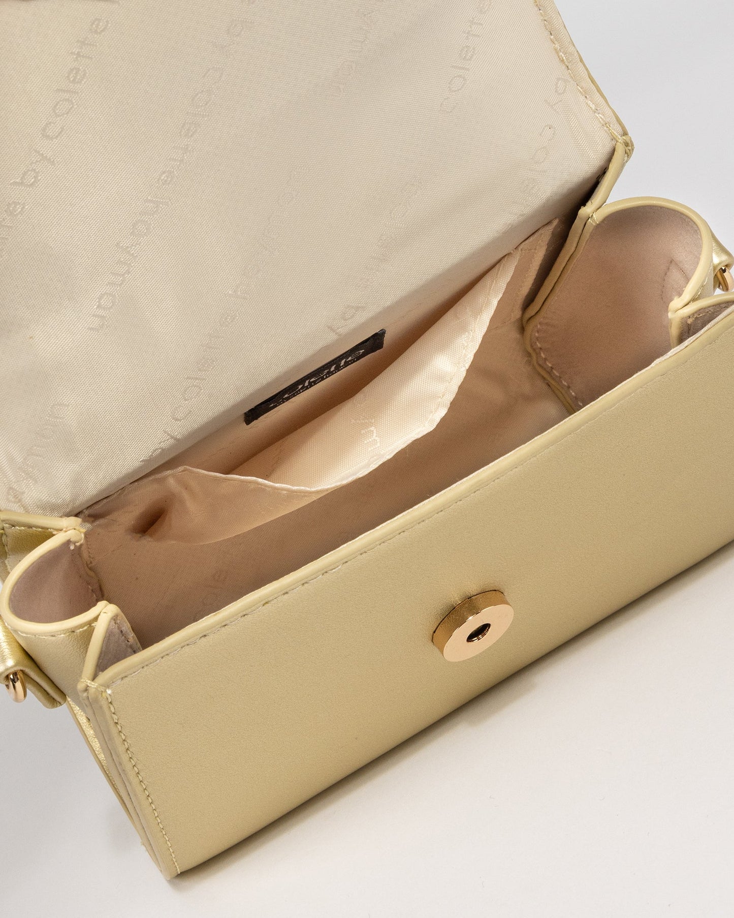Colette by Colette Hayman Kiki Clasp Mini Bag (Gold)