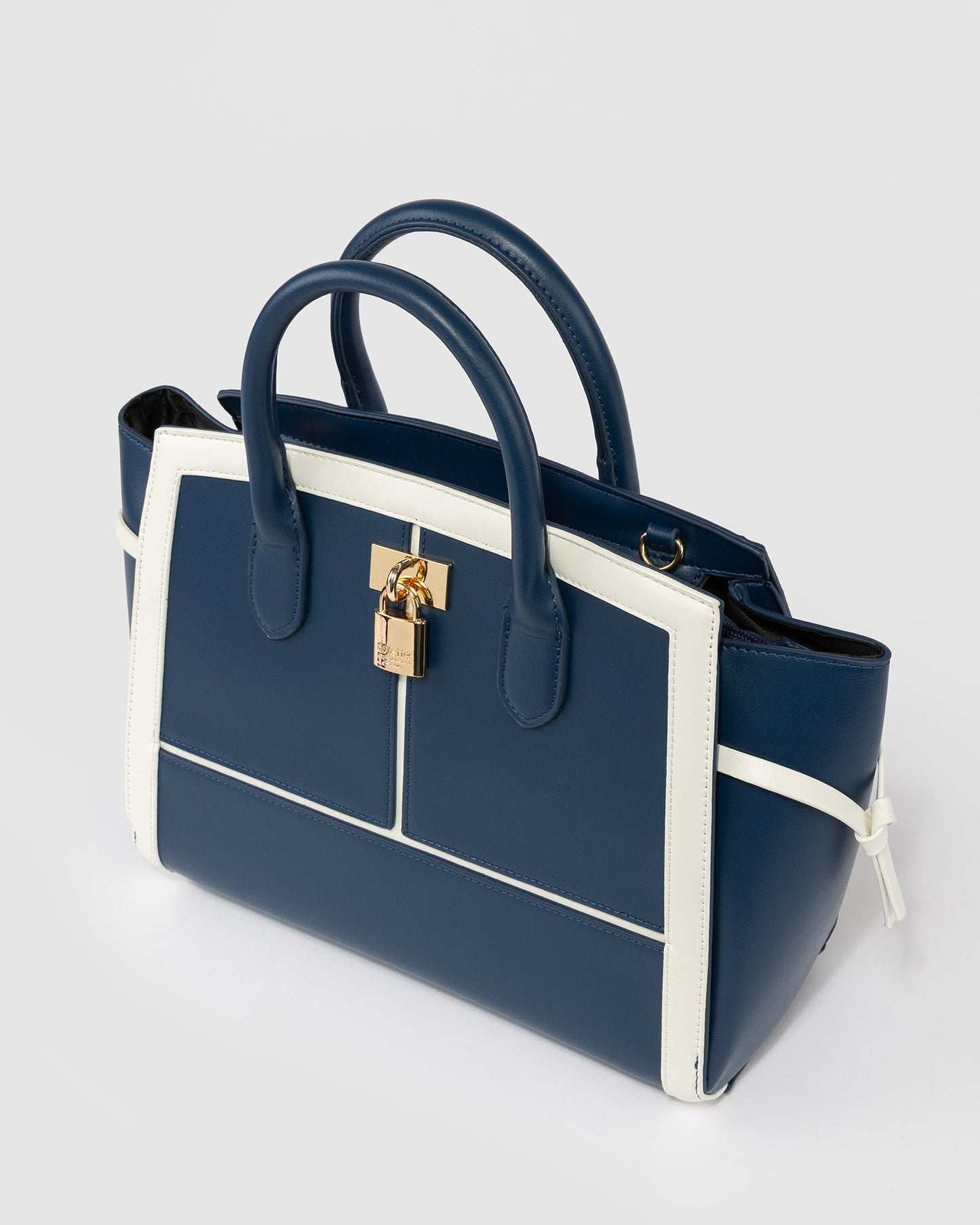 Colette by Colette Hayman Elora Lock Tote (Blue)