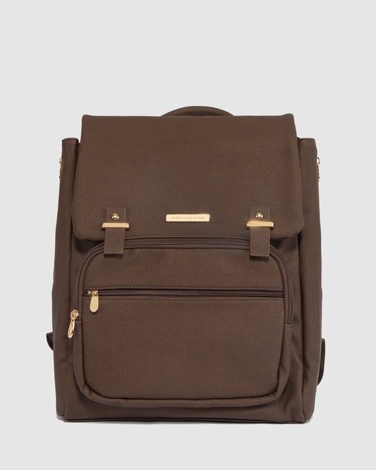 Colette Belle Baby Backpack (Brown)