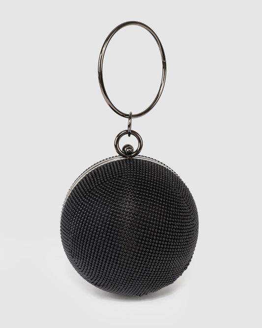 Colette by Colette Hayman Miley Chain Clutch (Black)