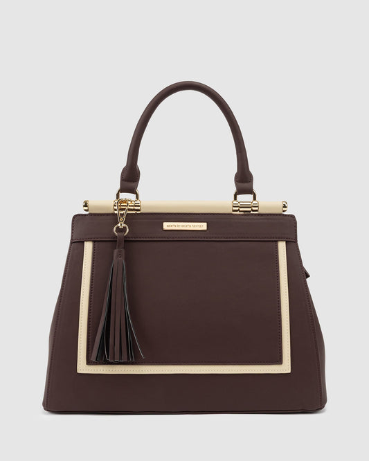 GROUP48 Yevette Tassel Tote (Brown)
