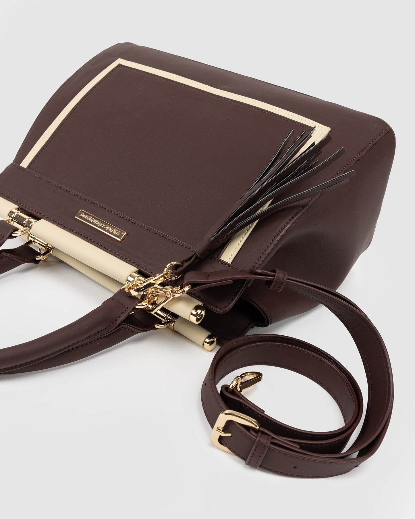 GROUP48 Yevette Tassel Tote (Brown)