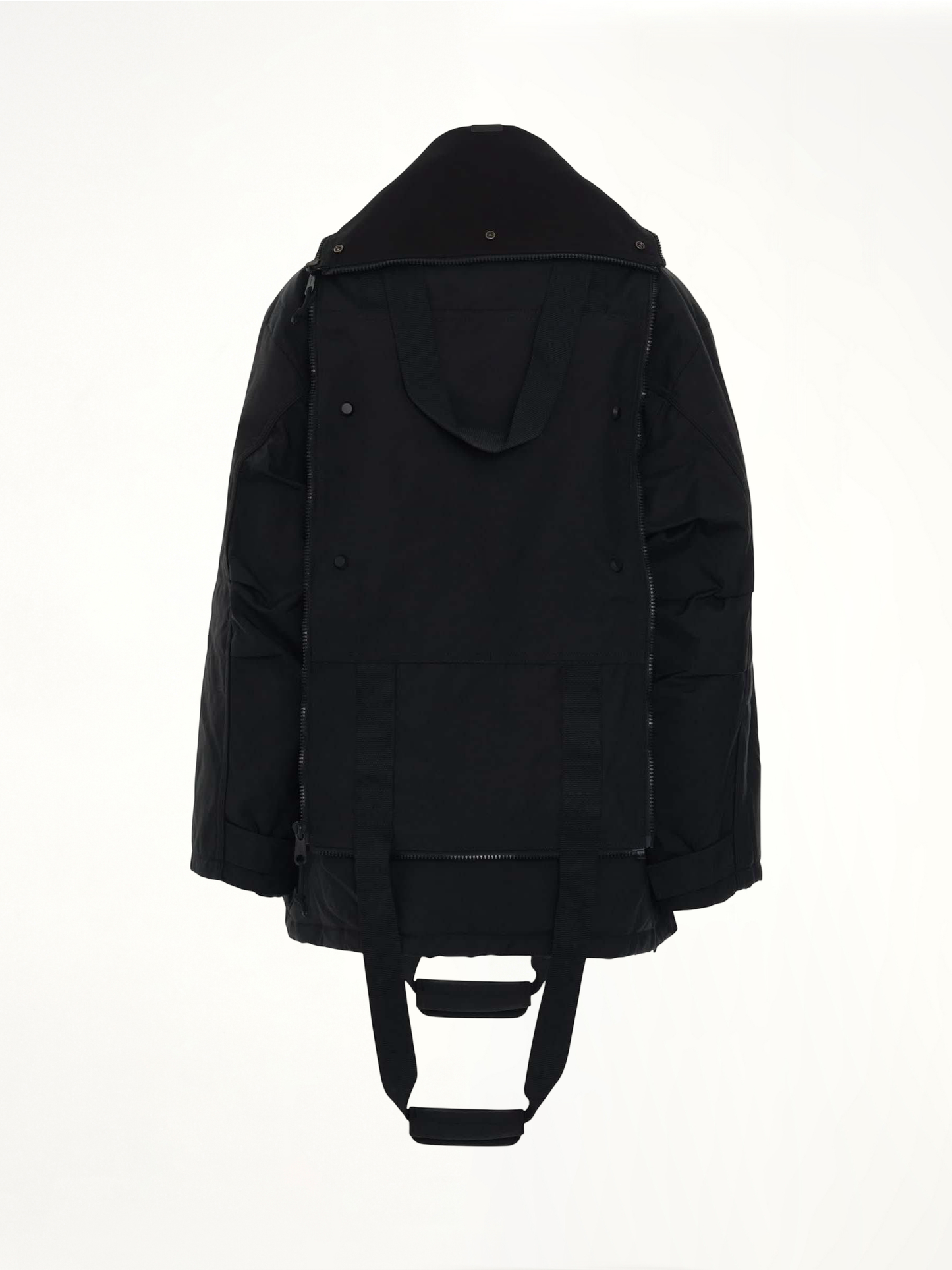 BALENCIAGA Transformer Gym Bag Parka (Black)