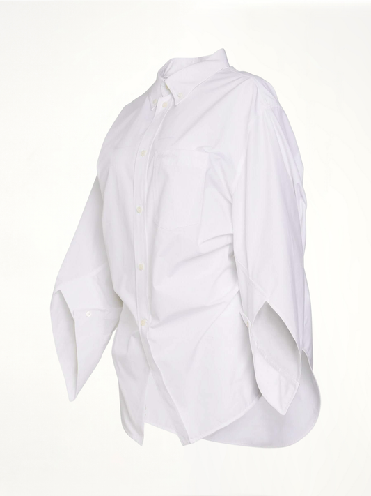 BALENCIAGA Wing Twisted Shirt (White)