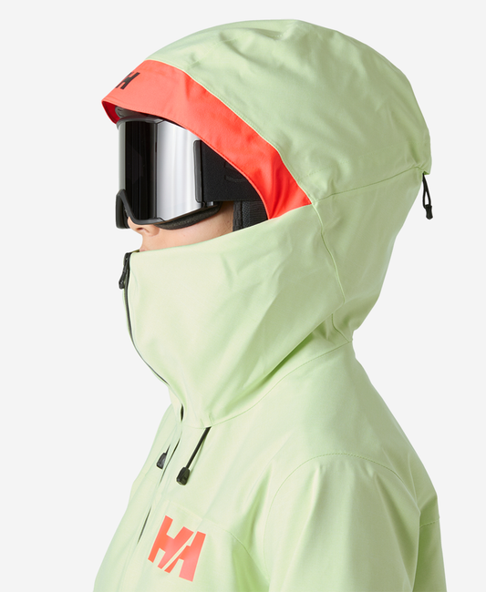 Helly Hansen W POWDERQUEEN 3.0 JACKET (Washed Lime)