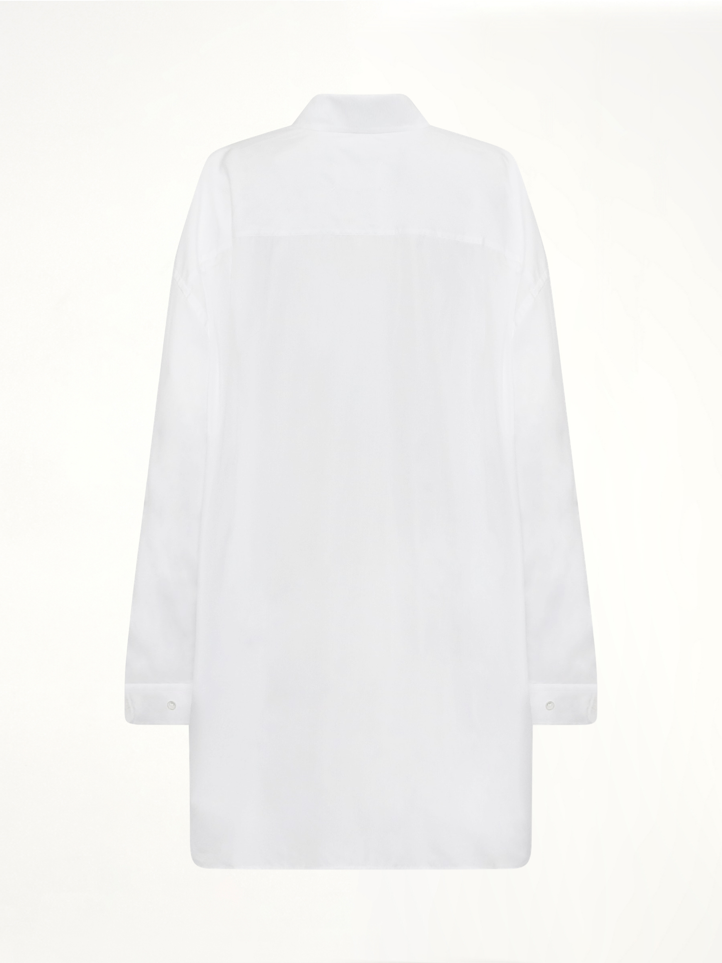 MAISON MARGIELA Oversize Cotton Shirt Dress (White)