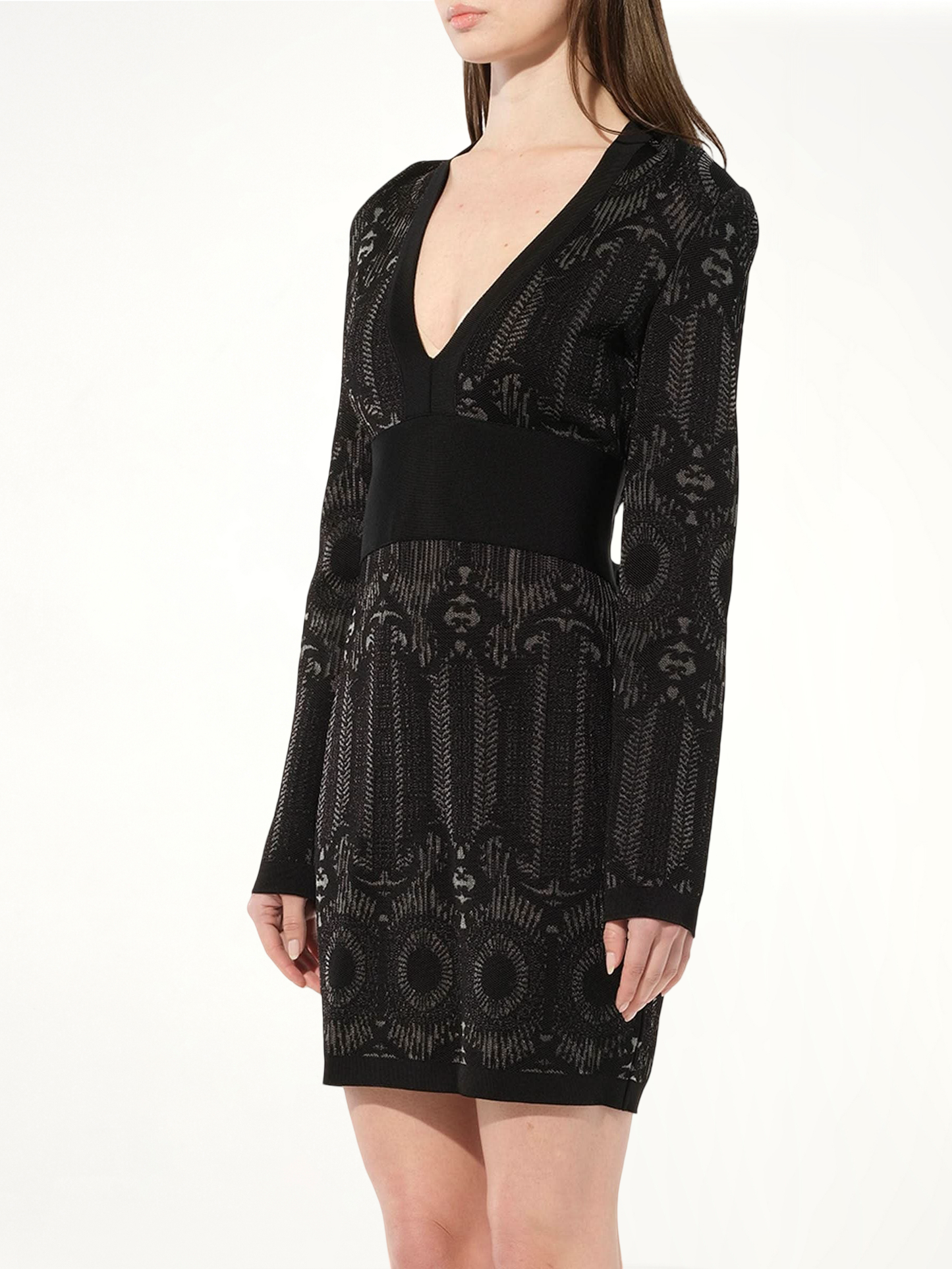 BALMAIN Maille Knit Dress (Black)