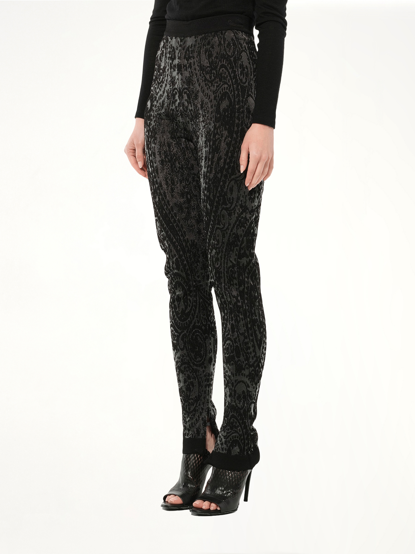 BALMAIN Pattern Pants (Black)