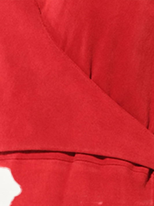 BALMAIN Leather Dress (Red)