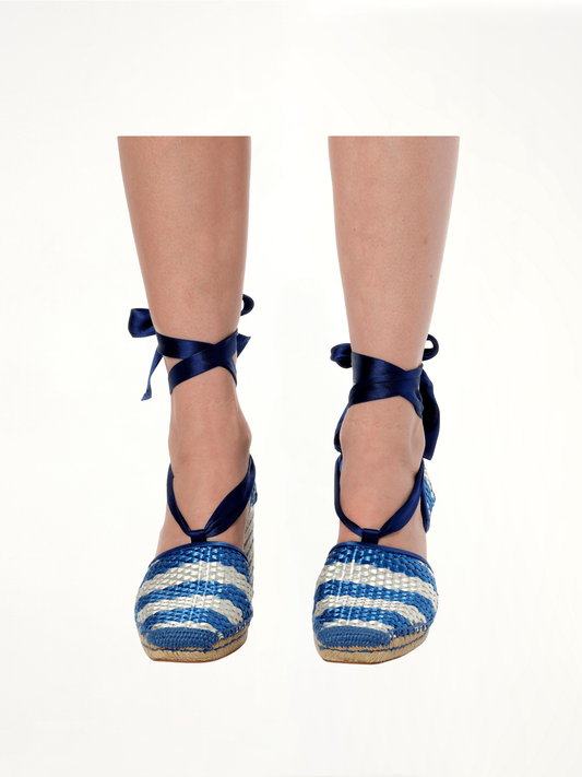 BALENCIAGA Lea Espadrille (Blue)