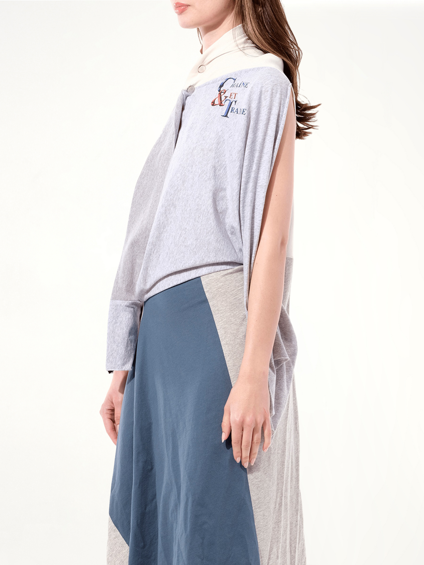 BALENCIAGA Asymmetric Dress (White)
