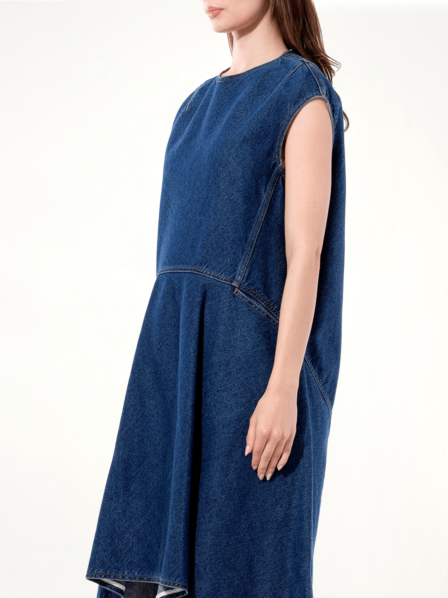 BALENCIAGA Denim Dress (Blue)