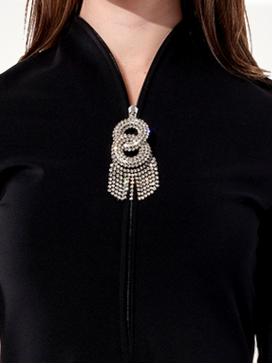 BALENCIAGA Bijou Skater Dress (Black)