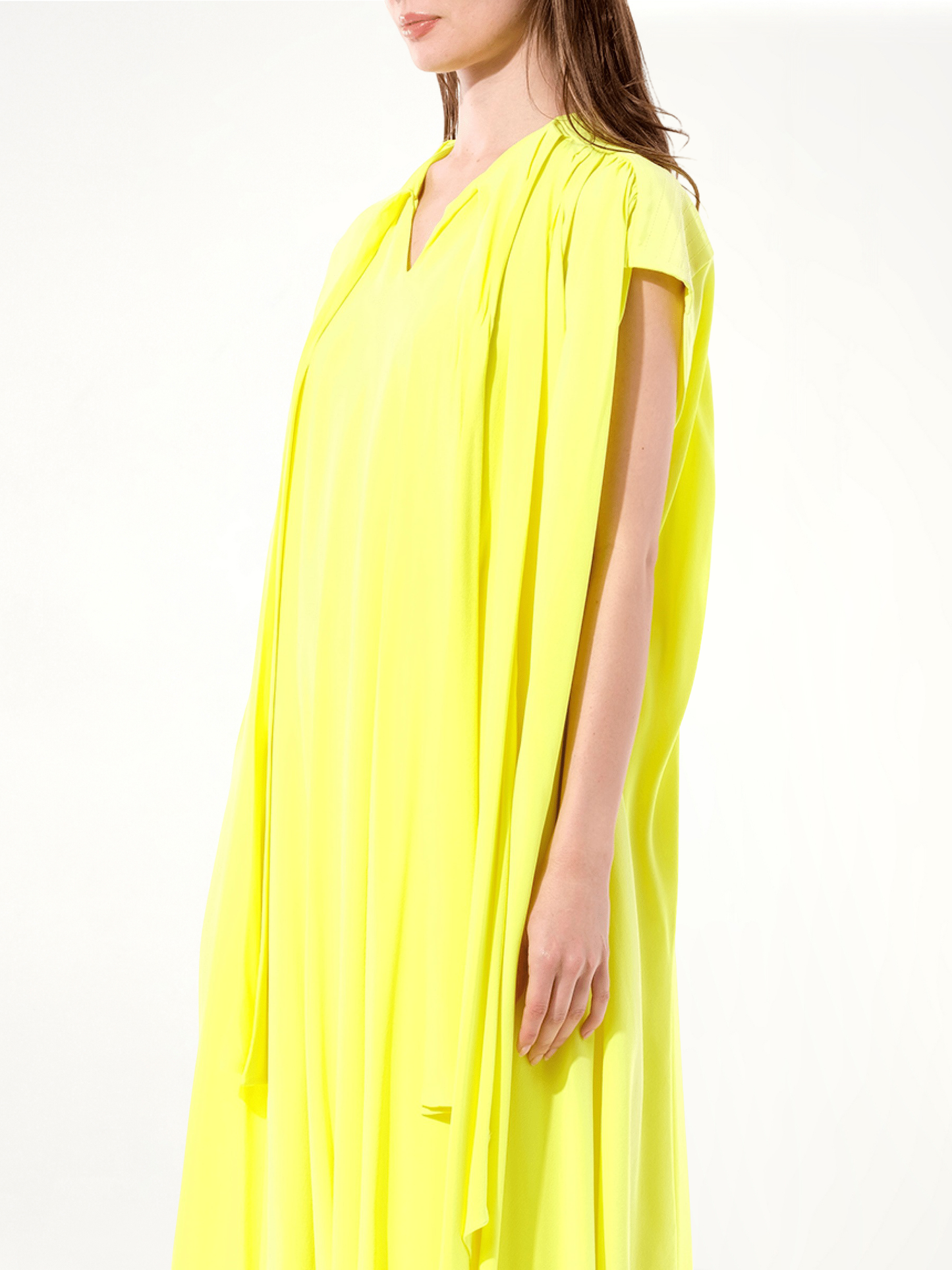 BALENCIAGA Crepe Dress (Yellow)
