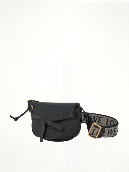 LOEWE Mini Gate Dual Bag (Black)
