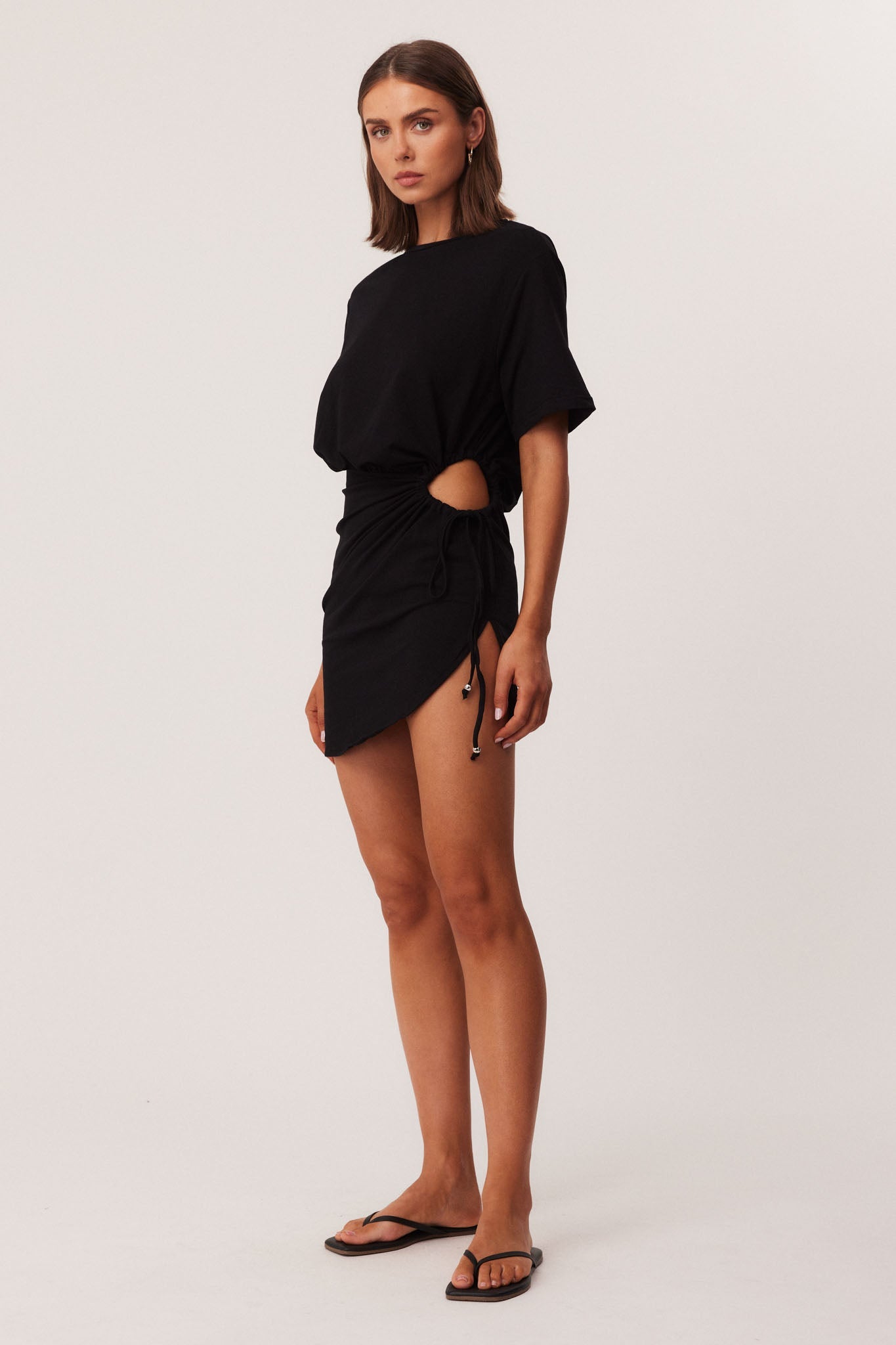 SNDYS LOLA MINI DRESS (Black)