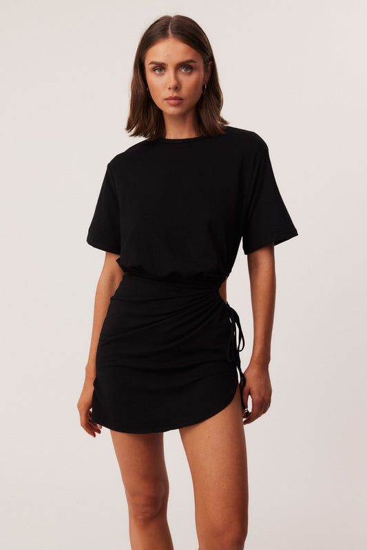 SNDYS LOLA MINI DRESS (Black)