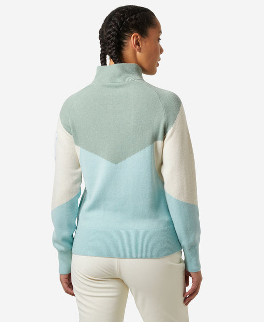Helly Hansen W APRES KNITTED SWEATER (Barely Blue)