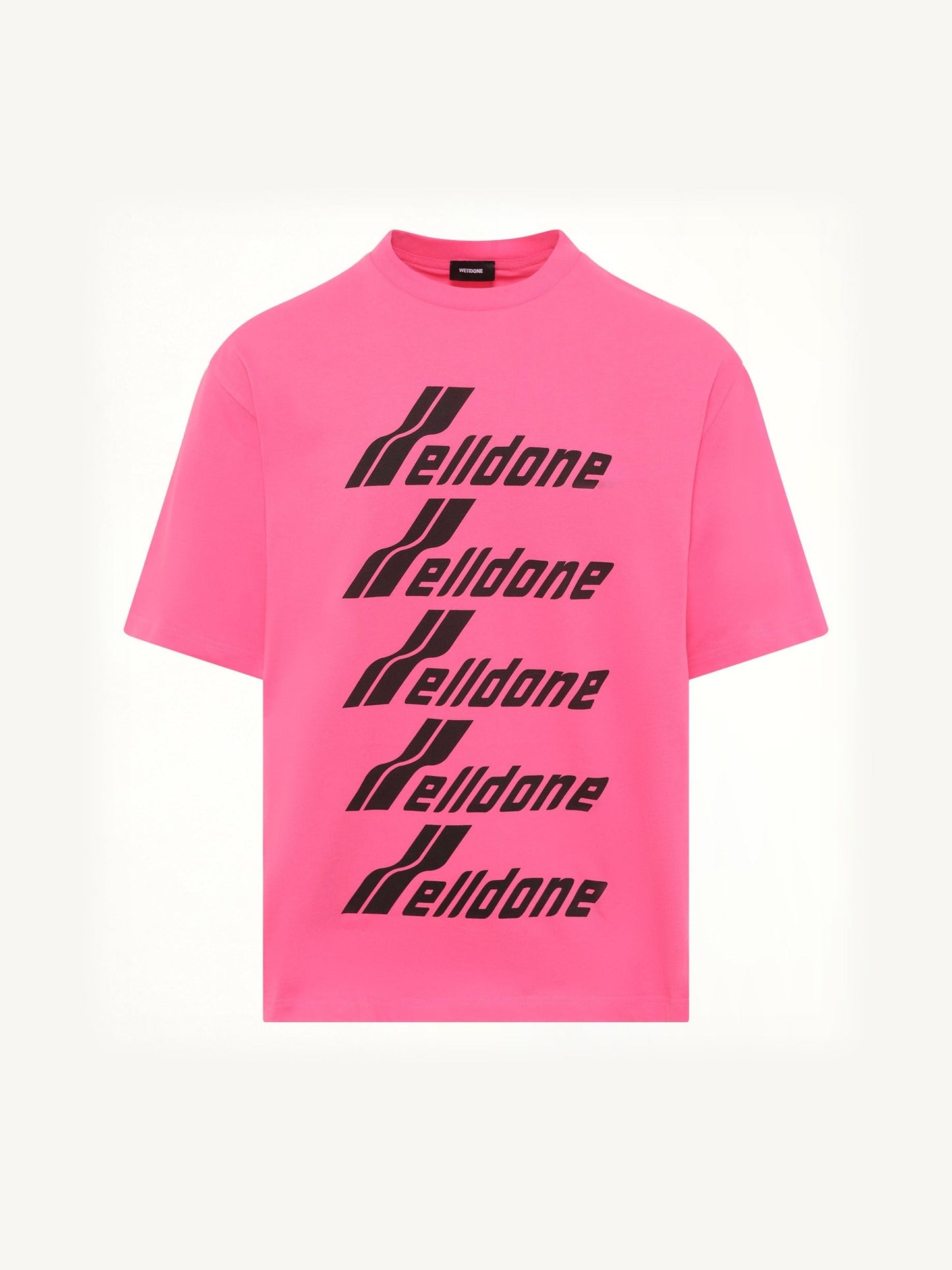 WE11DONE Classic Front Logo T-Shirt (Pink)