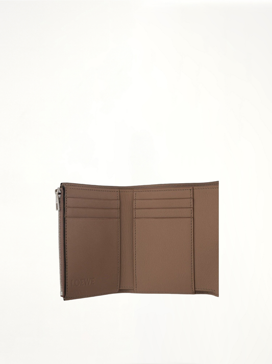 LOEWE Anagram Small Vertical Wallet (Brown)