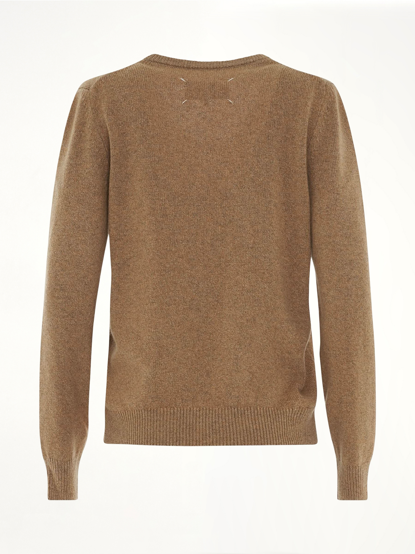 MAISON MARGIELA Knit Long Sleeve Pullover (Beige)