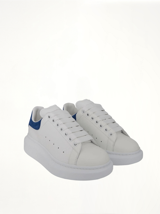 ALEXANDER MCQUEEN Larry Oversized Heel Sneaker (White)