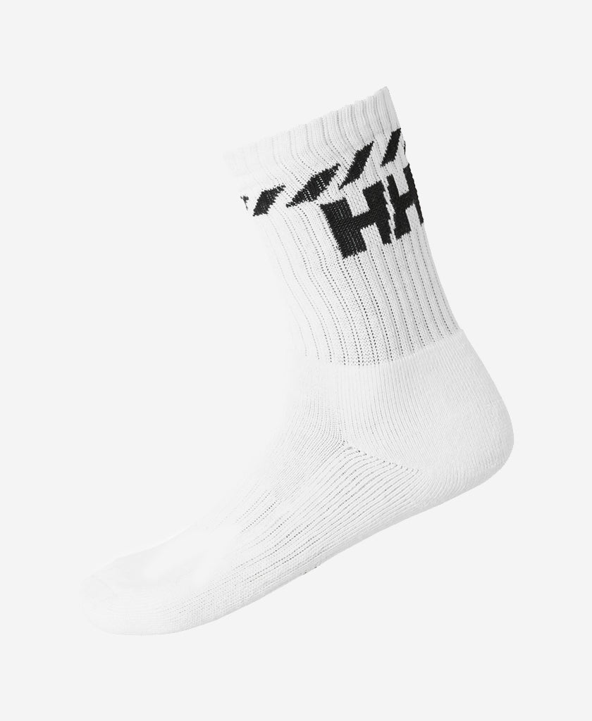 Image of Socks. Product name - COTTON SPORT SOCK 3PK, White in White colour by brand - Helly Hansen