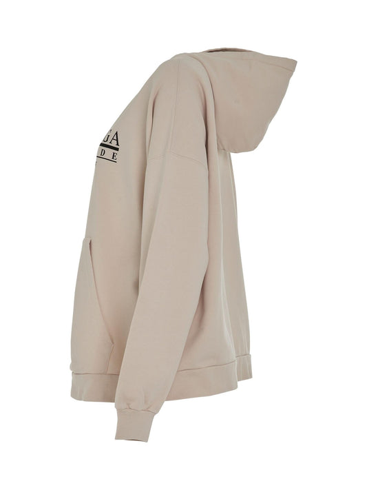 BALENCIAGA Retail Therapy Wide Fit Hoodie (Chalky Black)