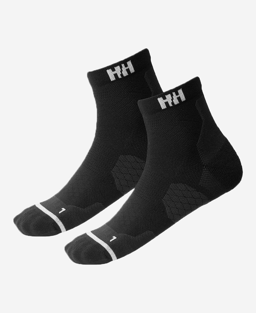 Image of Socks. Product name - TRAIL SOCK 2PK, Black in Black colour by brand - Helly Hansen