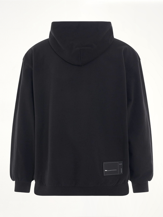 WE11DONE Multiple Front Logo Hoodie (Black)