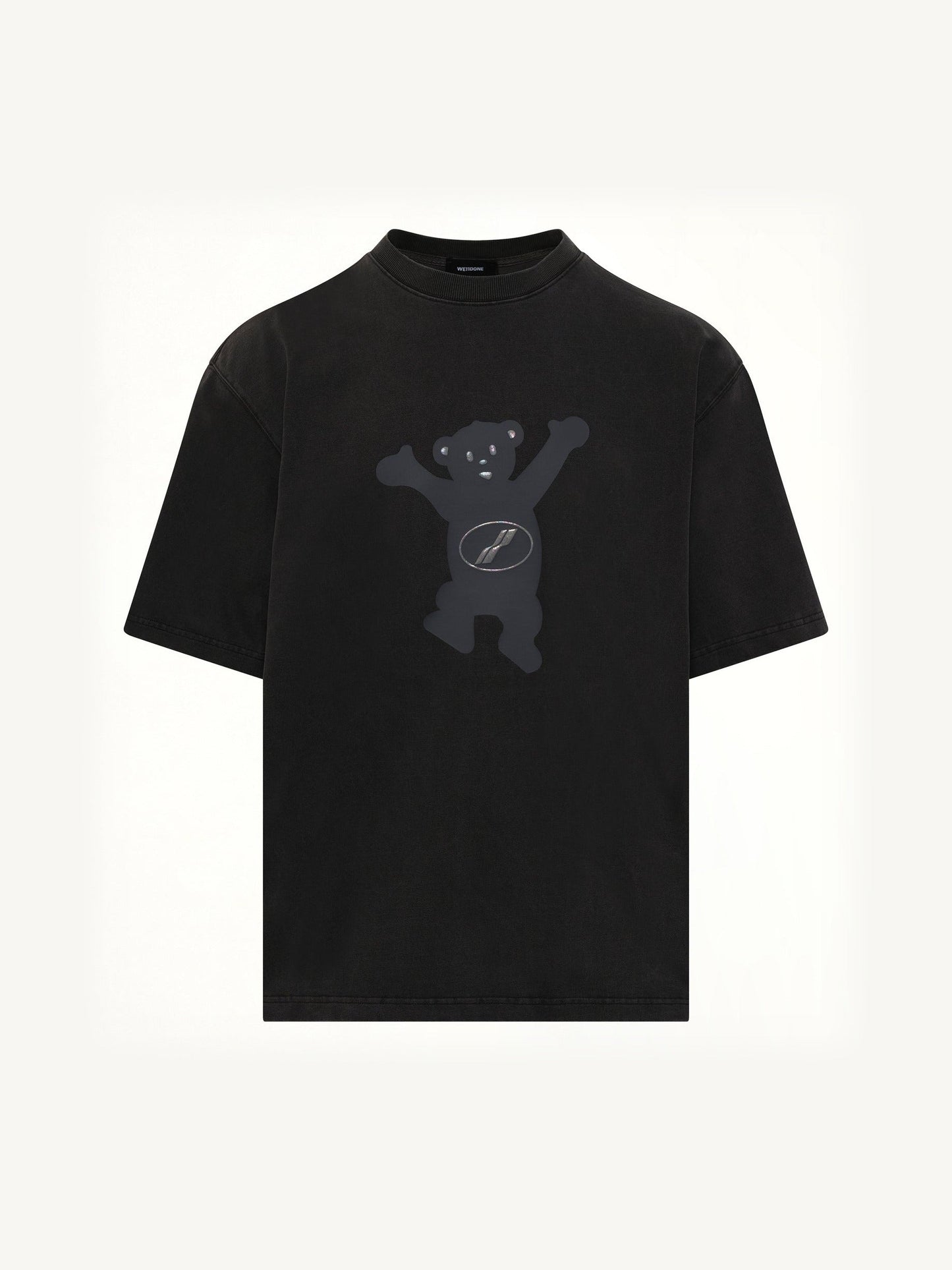 WE11DONE Teddy Logo T-Shirt (Charcoal)