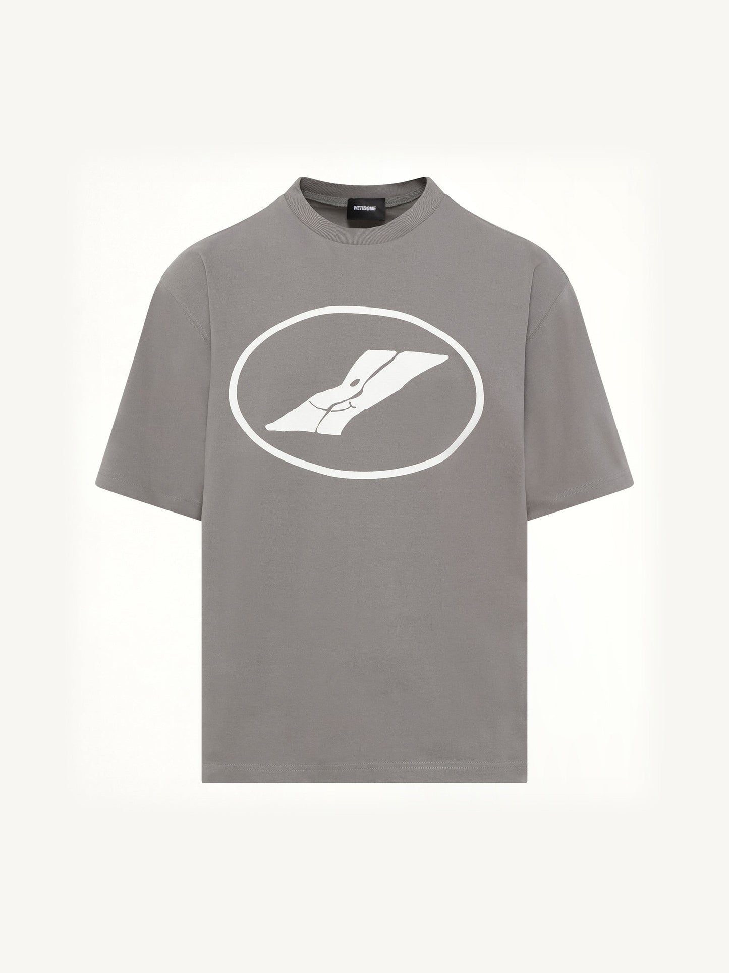 We11done Print T-Shirt (Grey)