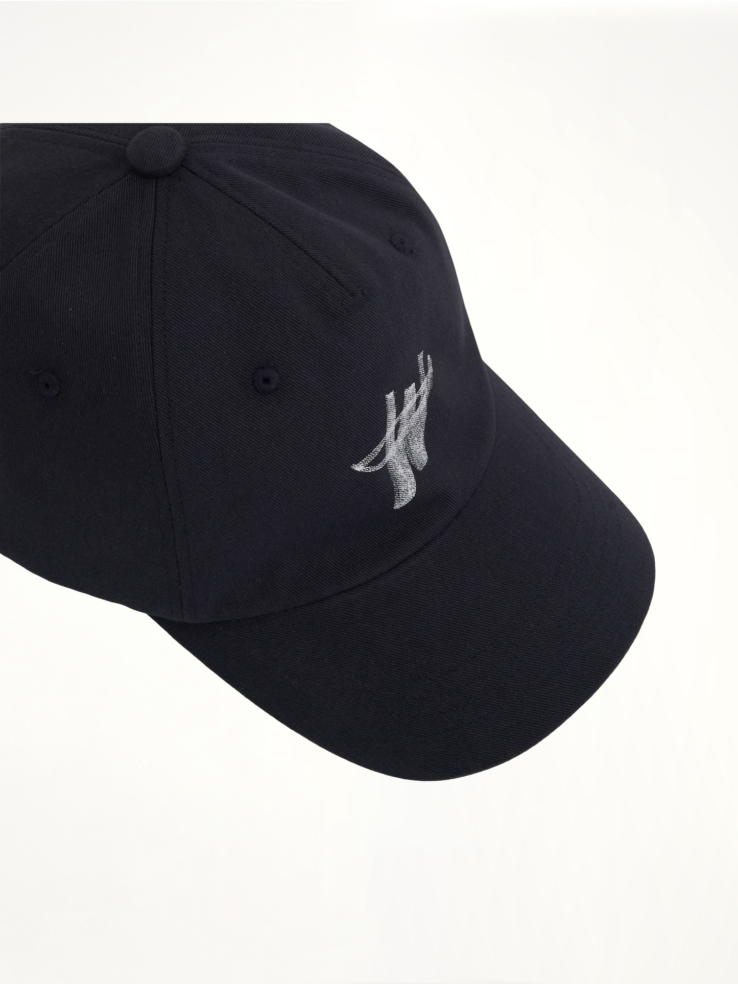 WE11DONE WD One Logo Cap (Black)