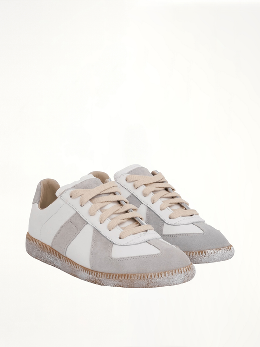 MAISON MARGIELA Replica Vintage Leather Sneaker (White)