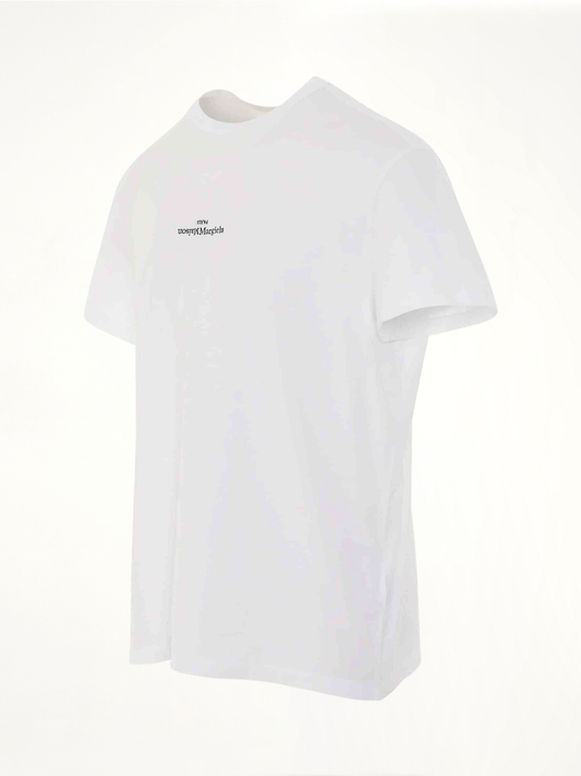 MAISON MARGIELA Upside Down Logo T-Shirt (White)