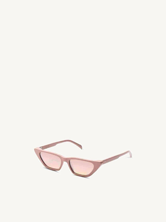 G.O.D Thirty Two Sunglasses with Light Brown Lens (Pink)